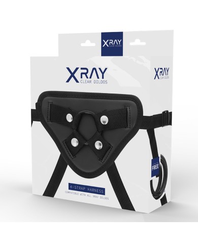 X RAY - HARNAIS RADIO AVEC ANNEAUX EN SILICONE