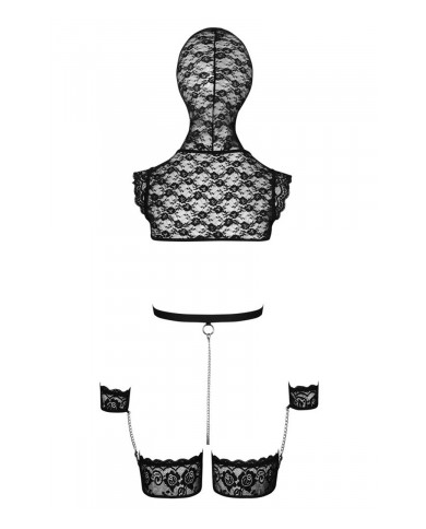 Ensemble de lingerie bondage en dentelle - bad kitty