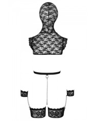 Ensemble de lingerie bondage en dentelle - bad kitty