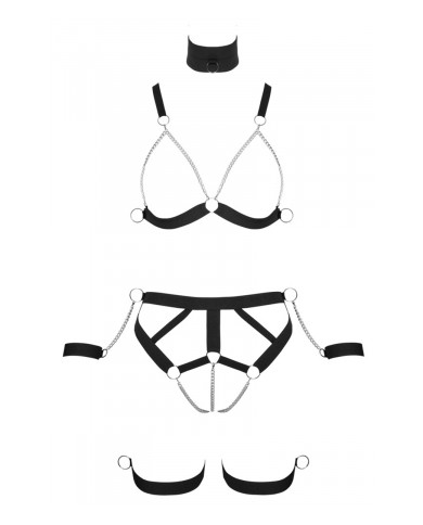 Ensemble harnais Strappy Bikini - Bad Kitty