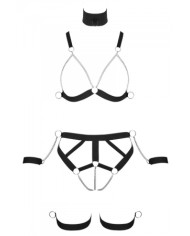Ensemble harnais Strappy Bikini - Bad Kitty