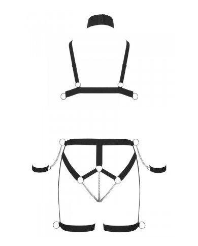 Ensemble harnais Strappy Bikini - Bad Kitty