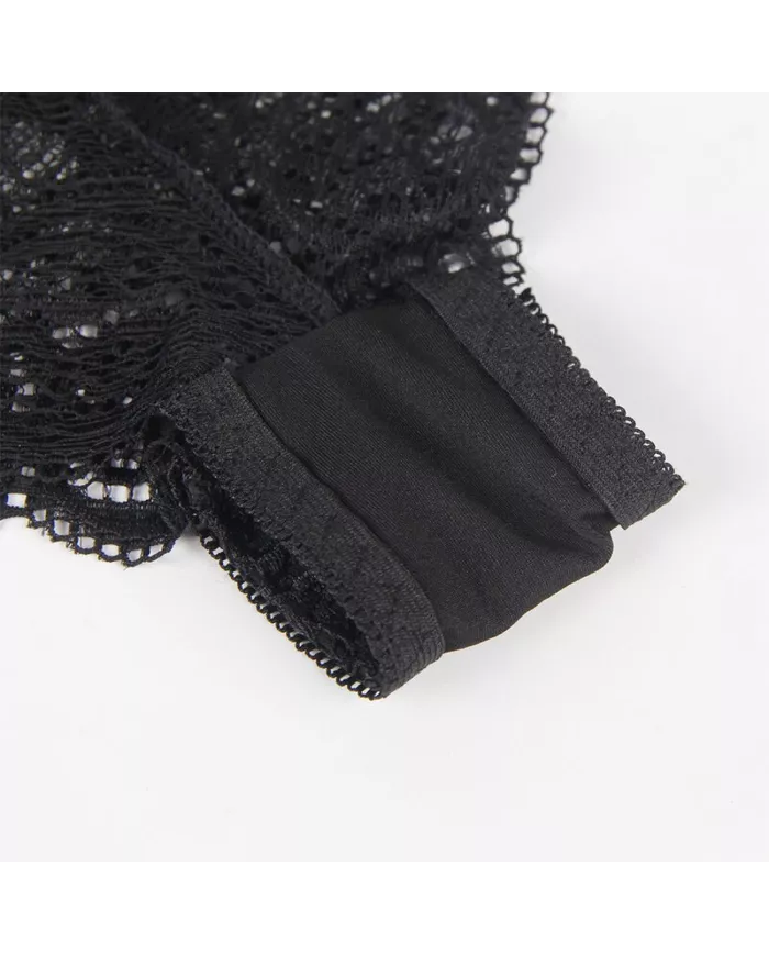 SUBBLIME - 953911 CHEMISIER DE NUIT EN SOIE ET DENTELLE + CULOTTE NOIRE S/M SUBBLIME - 953911 CHEMISIER DE NUIT EN SOIE ET DENTELLE + CULOTTE NOIRE S/M