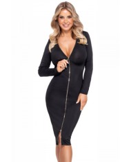 Robe noire à manches longues -  Cotelly Party