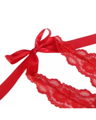 SUBBLIME - 953973 BODY SEXY A VOLANTS + CEINTURE ROUGE S/M SUBBLIME - 953973 BODY SEXY A VOLANTS + CEINTURE ROUGE S/M