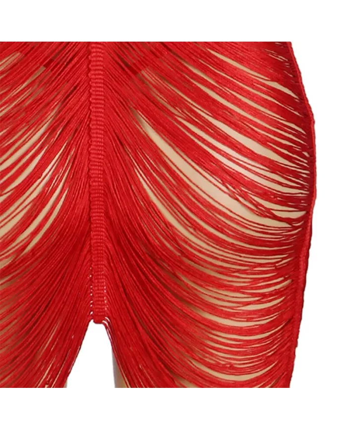 SUBBLIME - 954253 ROBE À BRETELLES + STRING ROUGE L/XL SUBBLIME - 954253 ROBE À BRETELLES + STRING ROUGE L/XL