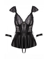 Ensemble 3 pièces lingerie Fetish - Cotelli Bondage