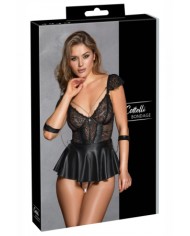 Ensemble 3 pièces lingerie Fetish - Cotelli Bondage