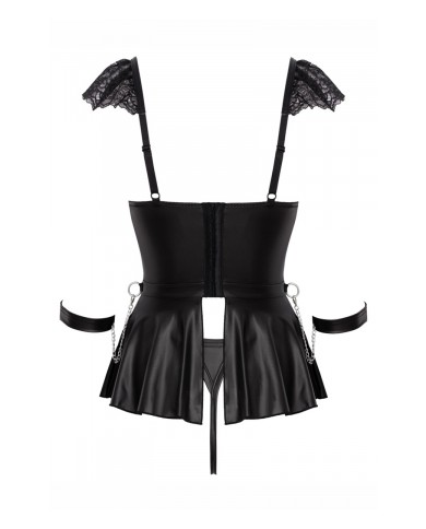 Ensemble 3 pièces lingerie Fetish - Cotelli Bondage