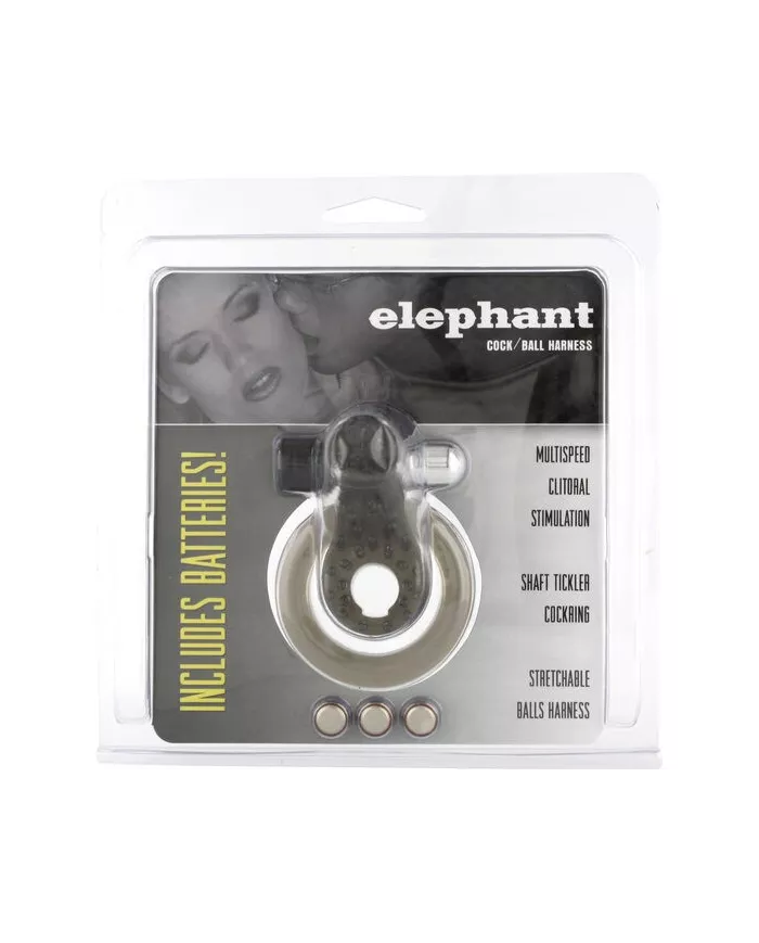 SEVEN CREATIONS - ANNEAU VIBRANT AVEC ÉLÉPHANT STIMULANT SEVEN CREATIONS - ANNEAU VIBRANT AVEC ÉLÉPHANT STIMULANT