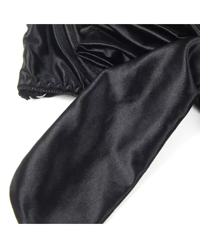 SUBBLIME - 955199 ENSEMBLE SOUTIEN-GORGE AVEC NŒUD NOIR RÉGLABLE S/M