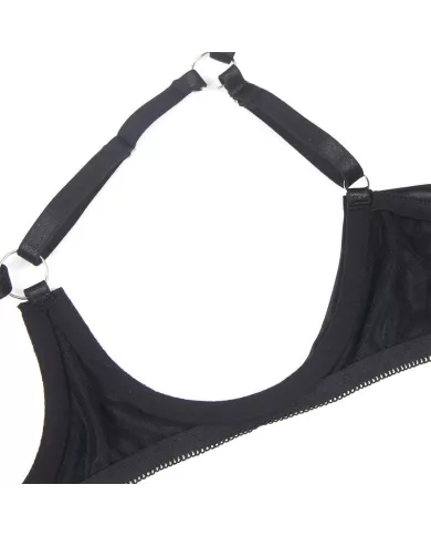 SUBBLIME - 955199 ENSEMBLE SOUTIEN-GORGE AVEC NŒUD NOIR RÉGLABLE S/M