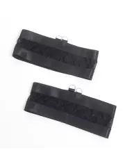 SUBBLIME - 955236 ENSEMBLE SOUTIEN-GORGE BONDAGE NOIR AVEC JARRETELLE S/M