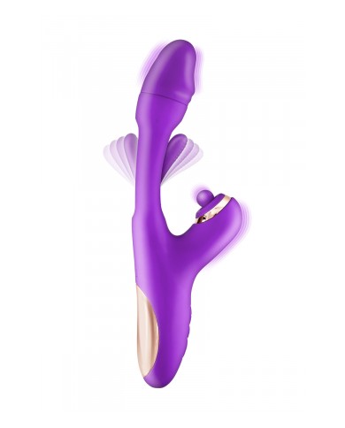 Vibromasseur rabbit 3-en-1 Joyfully violet - Yoba