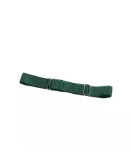 SUBBLIME - 955434 ROBE À BRETELLES EN CUIR VERT S/M SUBBLIME - 955434 ROBE À BRETELLES EN CUIR VERT S/M