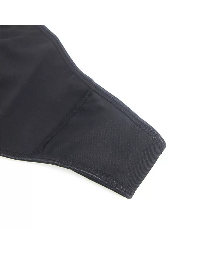 SUBBLIME - 957537 ROBE EN CUIR AVEC DENTELLE FLORALE NOIRE L/XL