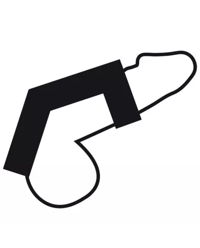 DARKNESS - ANNEAU DE PÉNIS ET TESTICULES RÉGLABLE EN CUIR