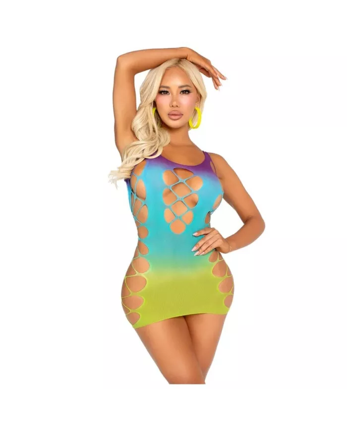 LEG AVENUE - MINI ROBE SANS COUTURE AVEC OUVERTURES OCÉAN