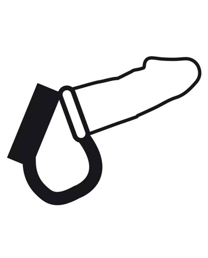 DARKNESS - ANNEAU DE BITE ET TESTICULE BDSM DARKNESS - ANNEAU DE BITE ET TESTICULE BDSM