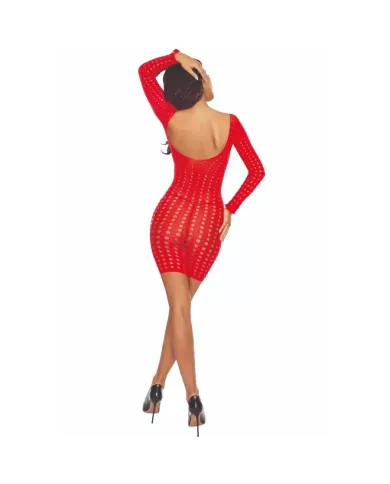 PASSION - BS110 BODYSTOCKING POIS ROUGES PASSION - BS110 BODYSTOCKING POIS ROUGES