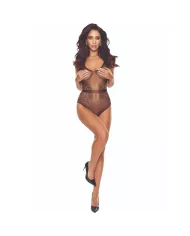 PASSION - BS115 BODYSTOCKING NOIR GRILLE