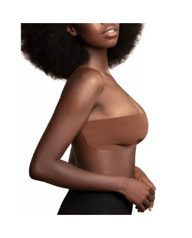 BYE-BRA - BODY TAPE 5 M X 6,5 CM + 3 PAIRES DE CACHE-MATIN MARRON