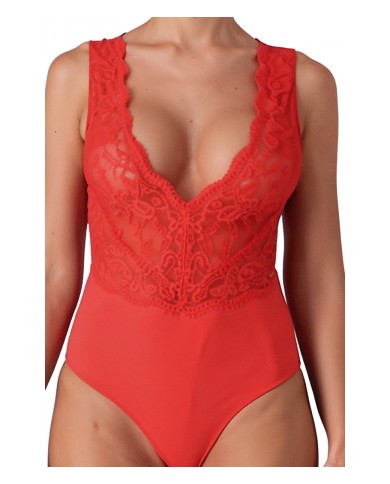 Body rouge Evalie - Passion