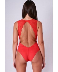 Body rouge Evalie - Passion