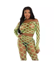 LEG AVENUE - TOP & LEGGINS HARDCORE VERT LEG AVENUE - TOP & LEGGINS HARDCORE VERT