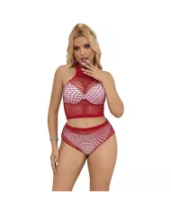 SUBBLIME - 952402 ENSEMBLE RESILLE AVEC LOSANGES ROSES TAILLE UNIQUE