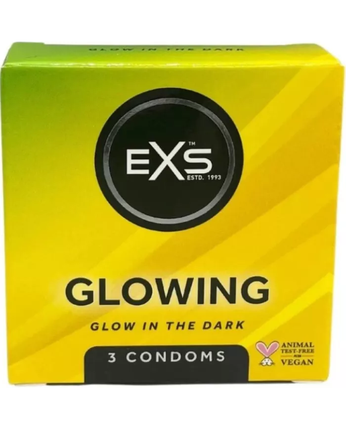 EXS CONDOMS - BRILLANT DANS LE NOIR