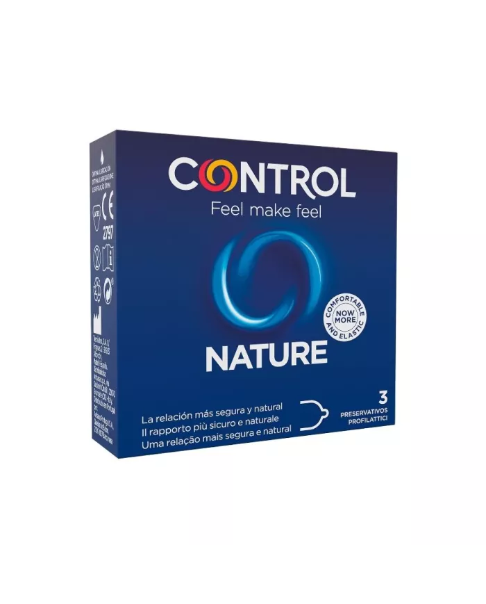 CONTROL - PRÉSERVATIFS ADAPTA NATURE 3 UNITÉS CONTROL - PRÉSERVATIFS ADAPTA NATURE 3 UNITÉS
