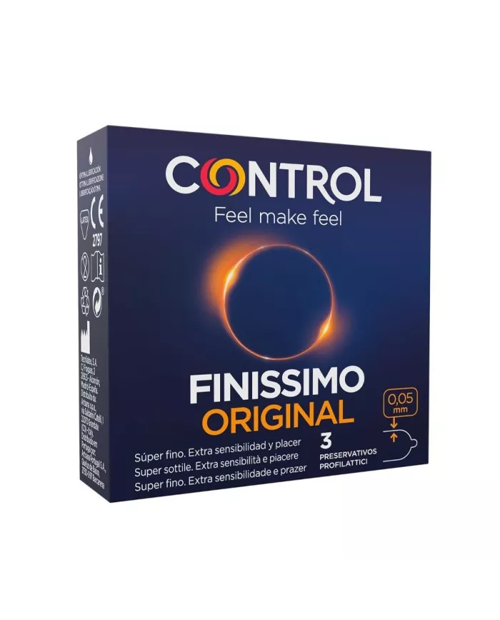 CONTROL - PRÉSERVATIFS FINISSIMO 3 UNITÉS