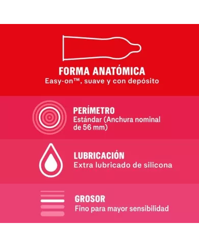 DUREX - DOUX ET SENSIBLE 12 UNITÉS