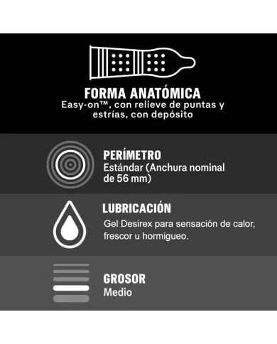 DUREX - ORGASMIQUE INTENSE 12 UNITÉS