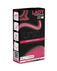 UNIQ - LADY CONDOM PRÉSERVATIFS FÉMININS SANS LATEX AVEC PORTE-JARRETELLES 3 UNITÉS UNIQ - LADY CONDOM PRÉSERVATIFS FÉMININS SANS LATEX AVEC PORTE-JARRETELLES 3 UNITÉS