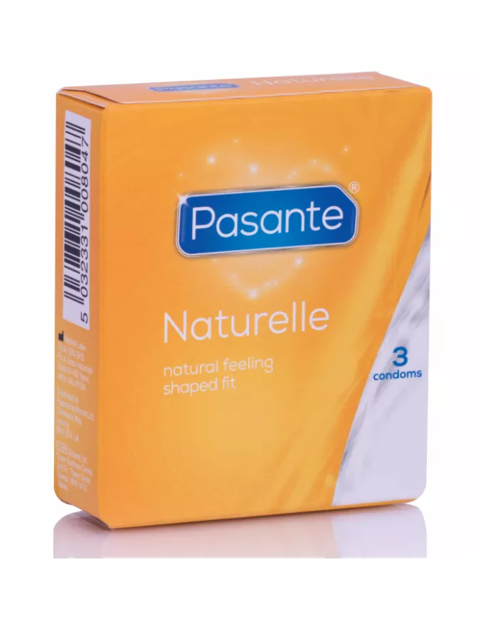 PASANTE - PRÉSERVATIF NATURELLE 3 PACK PASANTE - PRÉSERVATIF NATURELLE 3 PACK