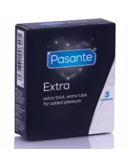 PASANTE - PRÉSERVATIF EXTRA EXTRA ÉPAIS PAR 3 UNITÉS