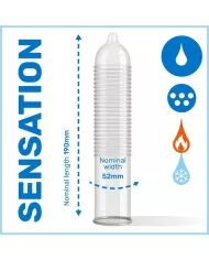 PASANTE - PRÉSERVATIFS CLIMAX 6 EFFET CHALEUR + 6 EFFET FRAIS / 12 UNITÉS PASANTE - PRÉSERVATIFS CLIMAX 6 EFFET CHALEUR + 6 EFFET FRAIS / 12 UNITÉS