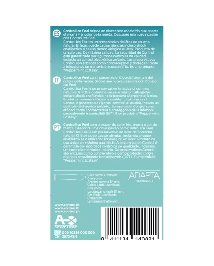 CONTROL - EFFET ICE FEEL COOL 10 UNITÉS CONTROL - EFFET ICE FEEL COOL 10 UNITÉS