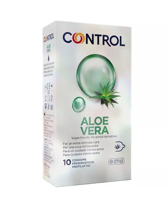 CONTROL - PRÉSERVATIFS À L'ALOE VERA 10 UNITÉS CONTROL - PRÉSERVATIFS À L'ALOE VERA 10 UNITÉS