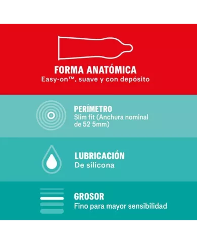 DUREX - SENSITIVO SLIM FIT 10 UNITÉS