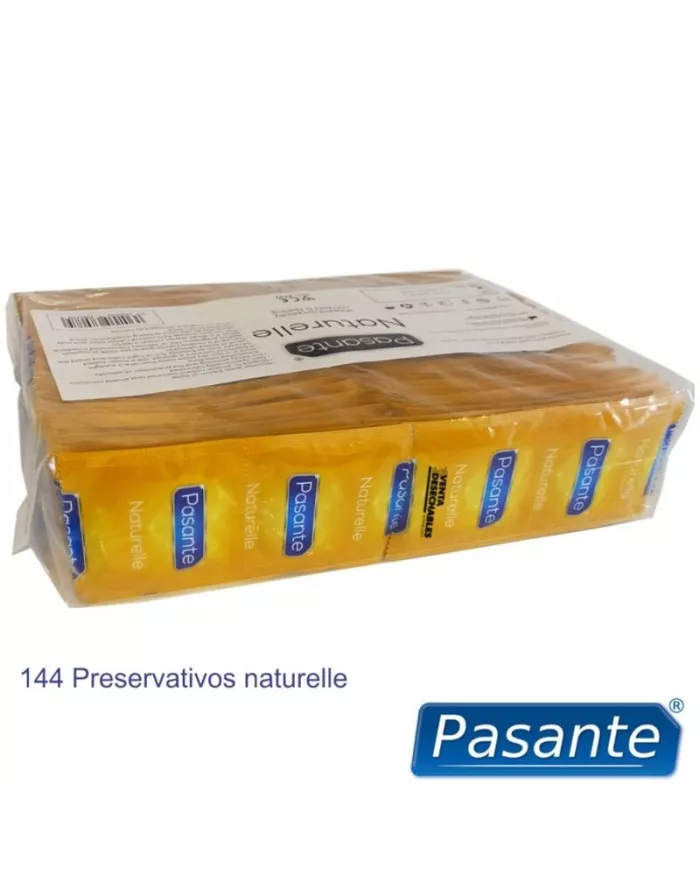 PASANTE - PRÉSERVATIFS NATURELLE SAC 144 UNITÉS PASANTE - PRÉSERVATIFS NATURELLE SAC 144 UNITÉS