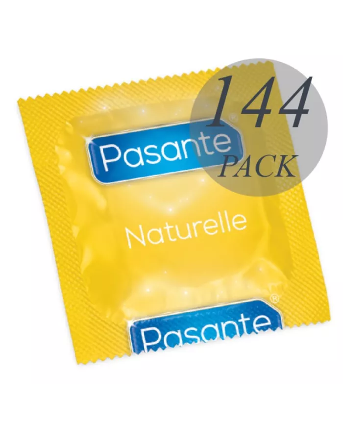 PASANTE - PRÉSERVATIFS NATURELLE SAC 144 UNITÉS PASANTE - PRÉSERVATIFS NATURELLE SAC 144 UNITÉS