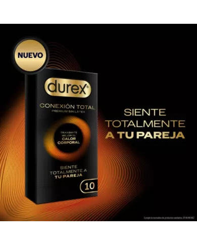 DUREX - CONNEXION TOTALE ULTRA FINE PLUS SANS LATEX 10 UNITÉS