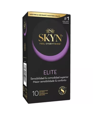 SKYN - PRÉSERVATIFS ULTRA-FINS ELITE 10 UNITÉS SKYN - PRÉSERVATIFS ULTRA-FINS ELITE 10 UNITÉS