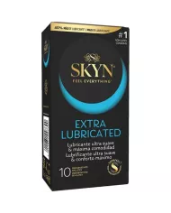 SKYN - PRÉSERVATIF EXTRA LUBRIFIÉ 10 UNITÉS SKYN - PRÉSERVATIF EXTRA LUBRIFIÉ 10 UNITÉS
