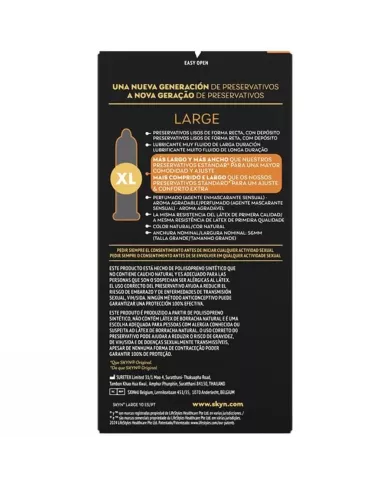 SKYN - GRANDS PRÉSERVATIFS À AJUSTEMENT SUPPLÉMENTAIRE 10 UNITÉS