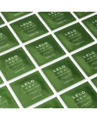 LELO - HEX BOÎTE DE PRÉSERVATIFS BIOLOGIQUES 3 UNITÉS