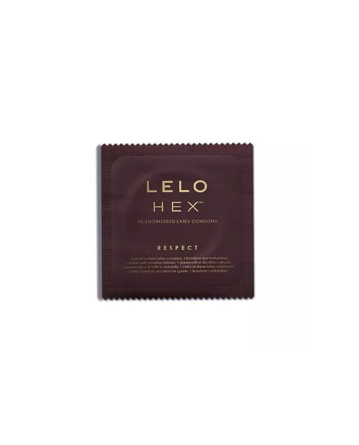 LELO - PRÉSERVATIFS HEX RESPECT XL PAQUET DE 12 LELO - PRÉSERVATIFS HEX RESPECT XL PAQUET DE 12